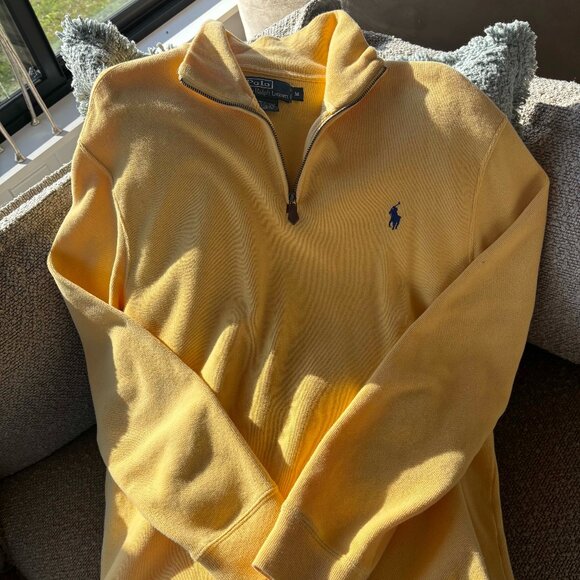 Mens Polo Zip Pullover (M) - Picture 1 of 4